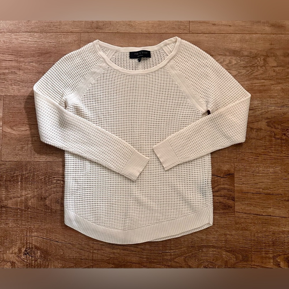 Rag & Bone Ivory Wool & Cashmere Blend Sweater XS